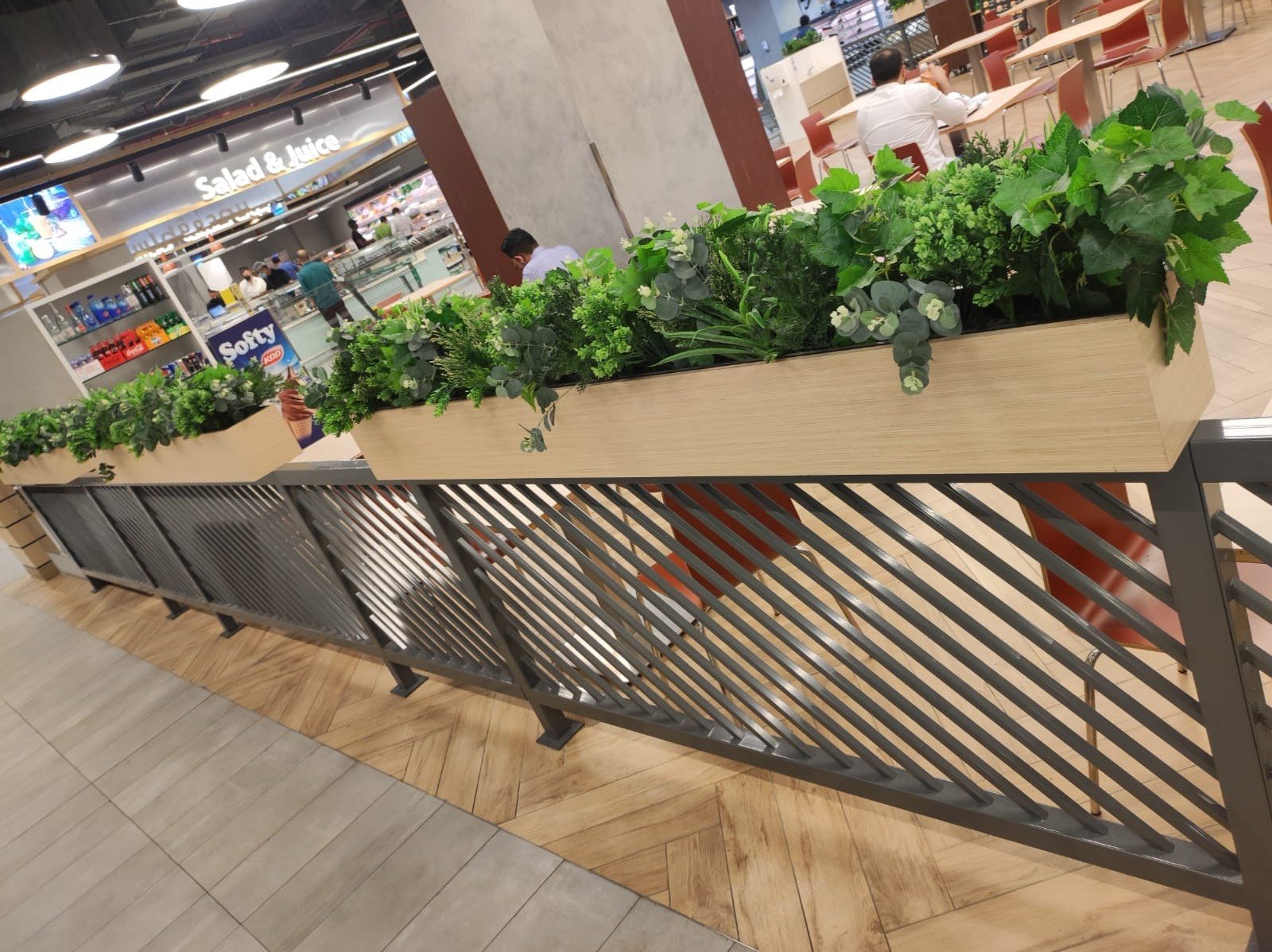MS Powder Coated Indoor Fencing 