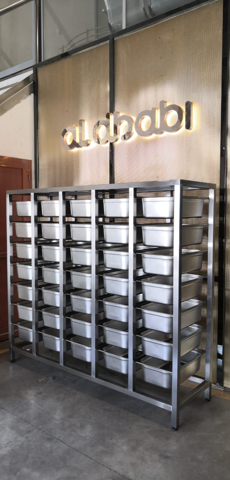 Storage Rack with Bin