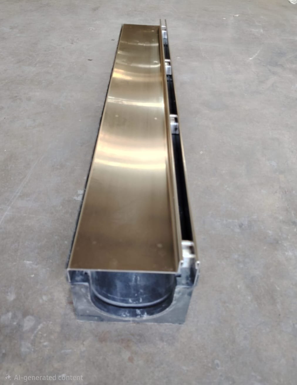 Linear Drain with GI Bottom